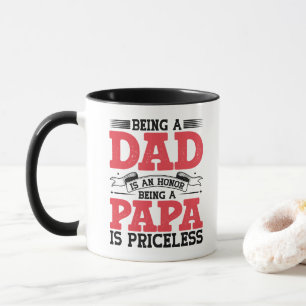 Mug Être papa est un honneur Être papa est inestimable