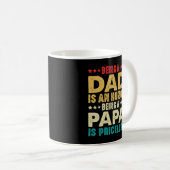 Mug Être Papa Est Un Honneur Être Papa Est Inestimable (Devant droit)