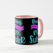 Mug Être Promu À La Grande Soeur (Devant droit)