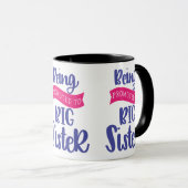 Mug Être Promu À La Grande Soeur (Devant droit)