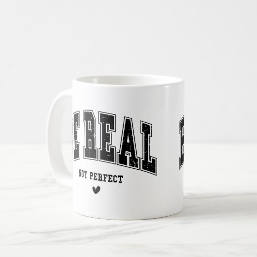 Mug Être réel pas parfait (Devant gauche)