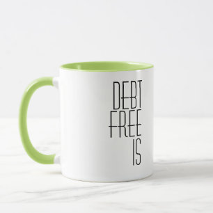 Mug 'Être sans dettes, c'est le chemin' Parcours sans