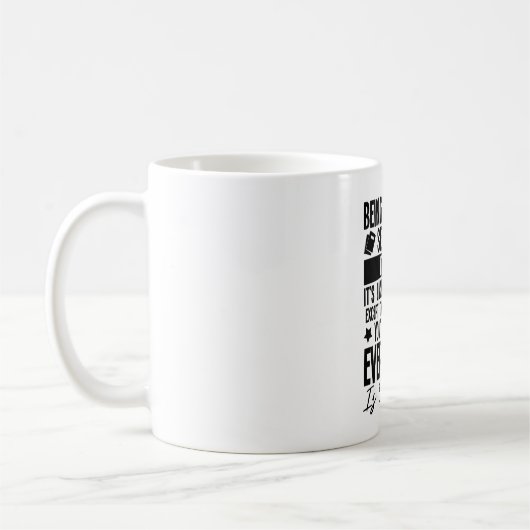 Mug Être Secrétaire D'École Est Facile (Gauche)