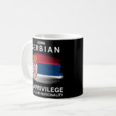 Mug Être Serbe Est Un Privilège (Devant gauche)