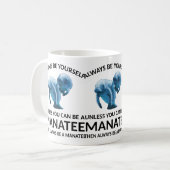 Mug Être soi-même à moins d'être un homme (Devant gauche)