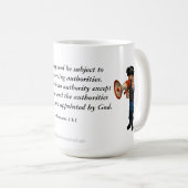 Mug Être soumis aux autorités (Devant droit)