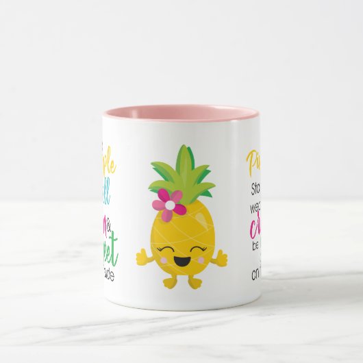 Mug Être un ananas (Centre)