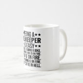 Mug Être un apiculteur est facile C'est comme équitati (Devant droit)