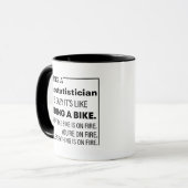 Mug Être Un Biostatisticien Est Facile, Biostatistique (Devant gauche)