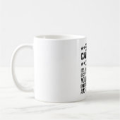 Mug Être un charpentier est facile c'est comme rouler  (Gauche)