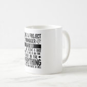 Mug Être un chef de projet C'est facile c'est comme vo (Devant droit)