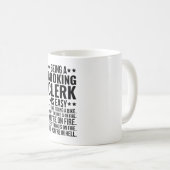 Mug Être un commis de réservation est facile C'est com (Devant droit)