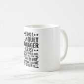 Mug Être un directeur de banquets est facile C'est com (Devant droit)