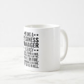 Mug Être un directeur d'entreprise est facile C'est co (Devant droit)