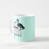 Mug Être un flamant rose dans une volée de pigeons (Devant gauche)