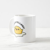 Mug Être un jeu d'oeufs drôle de violoncelle (Devant gauche)