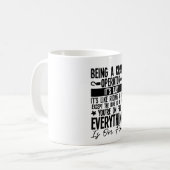 Mug Être Un Opérateur De Grue Est Facile (Devant gauche)