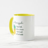 Mug Être Une Citation Motivationnelle Inspirationnelle (Devant gauche)