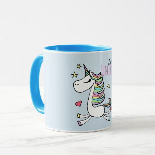 Mug Être une licorne (Devant gauche)