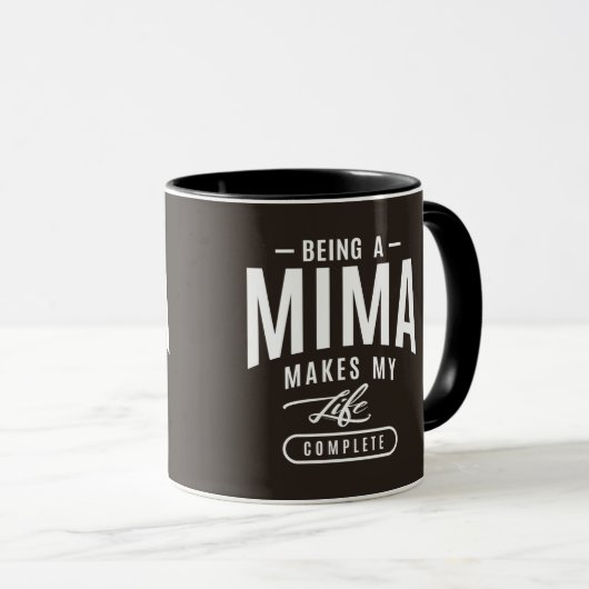 Mug Être une Mima (Devant droit)