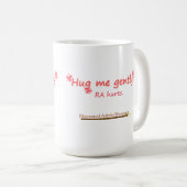 Mug Étreignez-moi attaquent doucement (Devant droit)