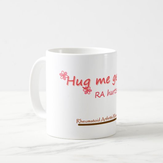 Mug Étreignez-moi attaquent doucement (Devant gauche)