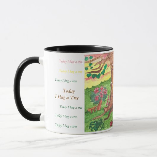 Mug Étreignez un arbre (Gauche)
