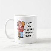 Mug Étreignez une lesbienne (Gauche)