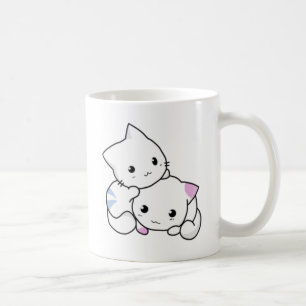 Mug Étreindre blanc mignon de chatons