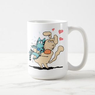 Mug Étreindre de chien et de chat