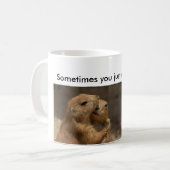 Mug Étreindre de chiens de prairie (Devant gauche)