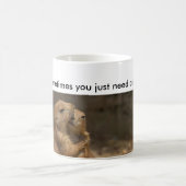 Mug Étreindre de chiens de prairie (Centre)