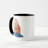 Mug Étreindre de papa et de bébé (Devant gauche)