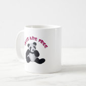 Mug Étreinte de panda (Devant gauche)