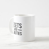 Mug Ets Over Liabilities _ Funny Accountant _ Motivati (Devant gauche)