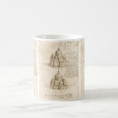 Mug Étude de cathédrale architecturale de Léonard de V (Centre)