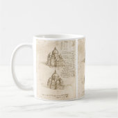 Mug Étude de cathédrale architecturale de Léonard de V (Gauche)