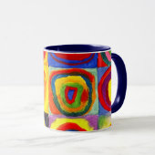 Mug Étude de couleur par Wassily Kandinsky (Devant droit)
