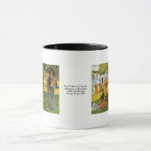 Mug Étude de ~ Georges Seurat de dimanche après-midi (Centre)