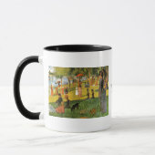 Mug Étude de ~ Georges Seurat de dimanche après-midi (Gauche)