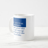 Mug Étude de la loi de propriété intellectuelle (3) (Devant gauche)
