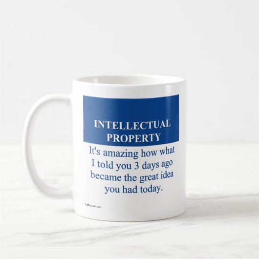 Mug Étude de la loi de propriété intellectuelle (3) (Gauche)