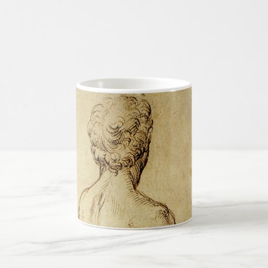Mug Étude de la statue de David de Michelangelo par Ra (Centre)