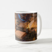 Mug Étude de sorcier de fantasy médiéval (Devant droit)