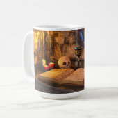 Mug Étude de sorcier de fantasy médiéval (Devant gauche)
