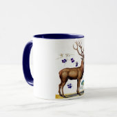 Mug Étude des cerfs et des fleurs, Arcimboldo (Devant gauche)