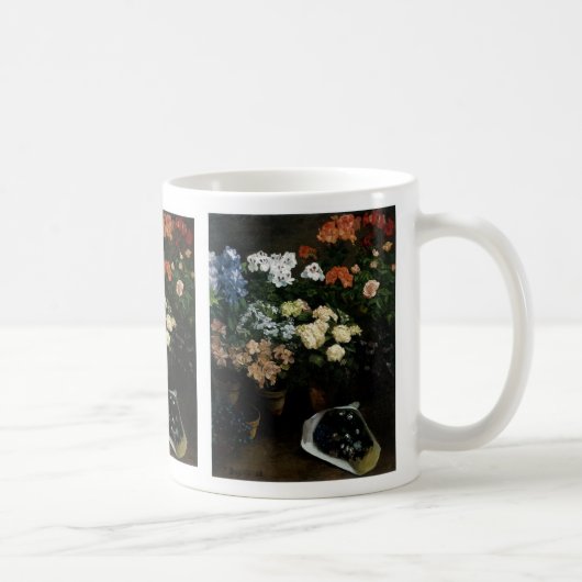 Mug Étude des fleurs par Frédéric Bazille (Droite)