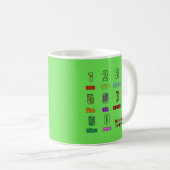 MUG ÉTUDE DES NOMBRES FUNTIME (Devant droit)