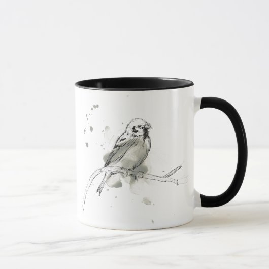 Mug Étude des oiseaux de la nature (Droite)