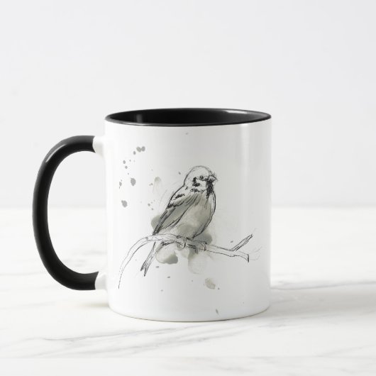 Mug Étude des oiseaux de la nature (Gauche)